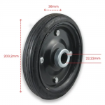 RODA MACIÇA 8 x 200